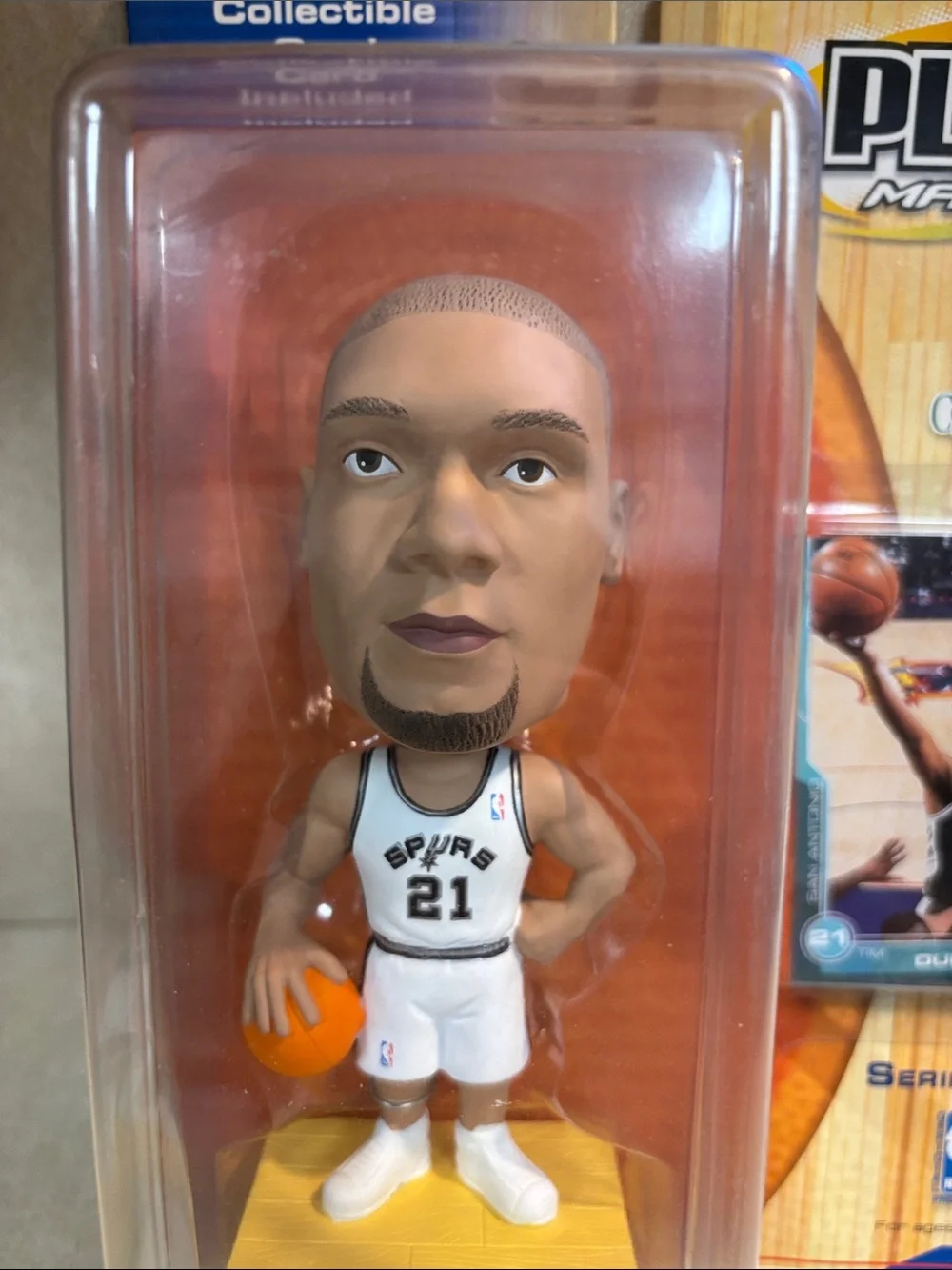 New Tim Duncan Upper Deck Collectible San Antonio Spurs Bobble head  Series 1